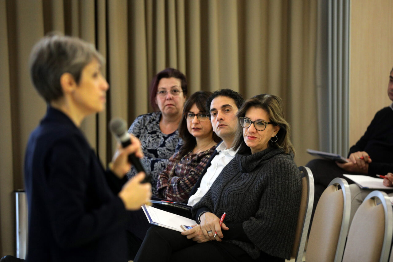 Bologna, 4/12/2018. Aemilia Hotel. Corso di aggiornamento ECM: il Coordinatore nel contesto attuale. Annalisa Pennini. Archivio OPI-Ordine delle Professioni Infermieristiche, foto di Paolo Righi