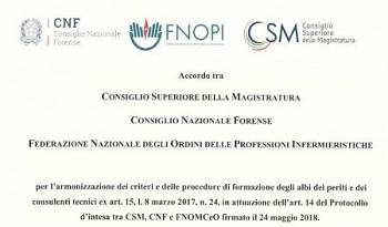 Come applicare il protocollo d’intesa FNOPI-CSM-CNF: ecco la circolare della Federazione agli Ordini
