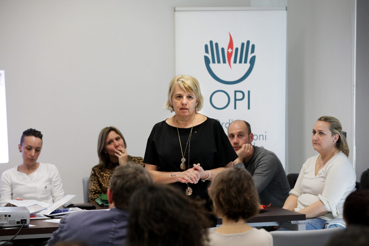 Aula Formazione OPI Bologna, Bologna. 25/03/2019. Corso di formazione METODI, STRUMENTI E TECNICHE A SOSTEGNO DELLE FUNZIONI DI TRIAGE E DI PROCESSO. Archivio OPI - foto di Paolo Righi