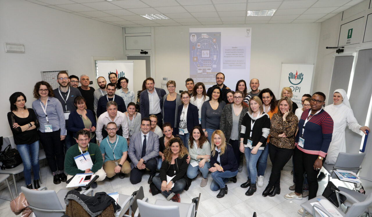 Aula Formazione OPI Bologna, Bologna. 25/03/2019. Corso di formazione METODI, STRUMENTI E TECNICHE A SOSTEGNO DELLE FUNZIONI DI TRIAGE E DI PROCESSO. Archivio OPI - foto di Paolo Righi