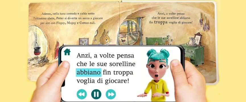 L’app che aiuta i genitori a raccontare le favole ai bambini sordi