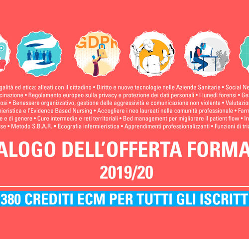 Catalogo dell’Offerta Formativa, 380 crediti per gli infermieri. Il 12 Aprile la presentazione