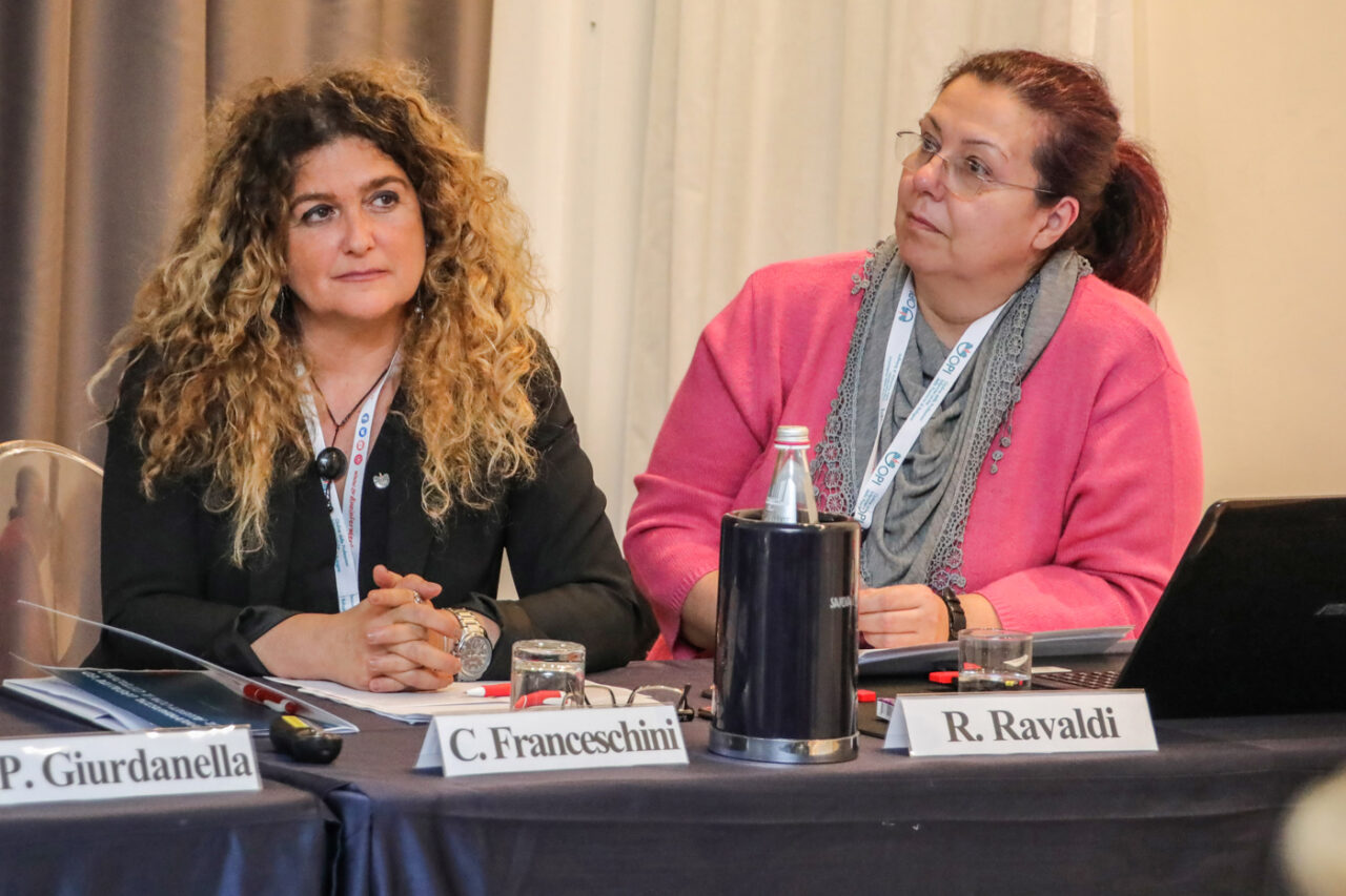 Savoia Hotel Regency, Bologna. 12/04/2019. Seminario ECM Opi Bologna: “Appropriatezza, legalità ed etica: alleati con i cittadini” e Assemblea annuale degli iscritti. INTRODUZIONE E MODERAZIONE DELLE TEMATICHE DEL SEMINARIO. Catia Franceschini, Pietro Giurdanella, Roberta Ravaldi, OPI Bologna. Archivio OPI - foto di Andrea Samaritani