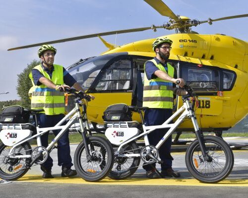 Bologna, allo stadio Dall’Ara da lunedì le nuove biciclette sanitarie del 118