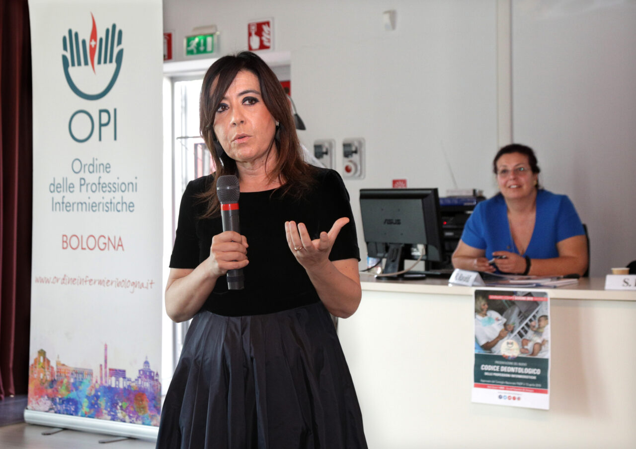 Bologna, 01/06/2019. Presentazione del nuovo Codice Deontologico delle Professioni Infermieristiche. Foto Paolo Righi