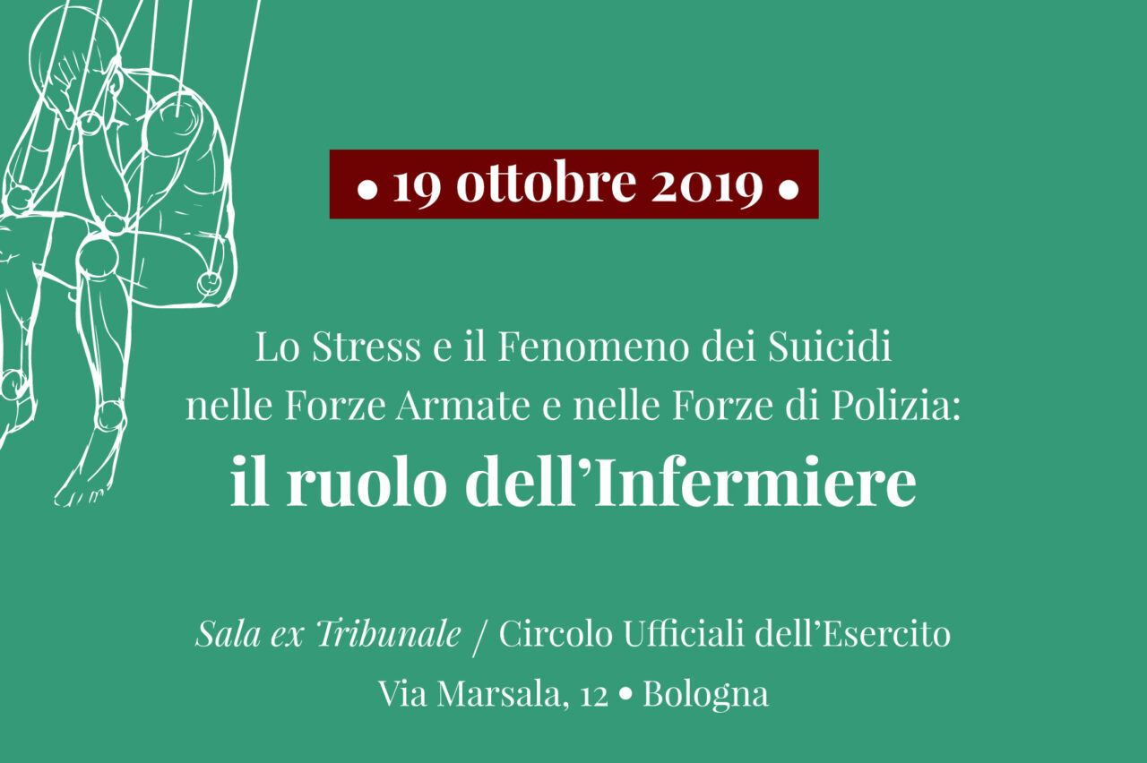 SAVE THE DATE. Seminario “Lo stress e il fenomeno dei suicidi nelle forze armate e di polizia, il ruolo dell’infermiere”