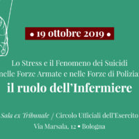 SAVE THE DATE. Seminario "Lo stress e il fenomeno dei suicidi nelle forze armate e di polizia, il ruolo dell'infermiere"