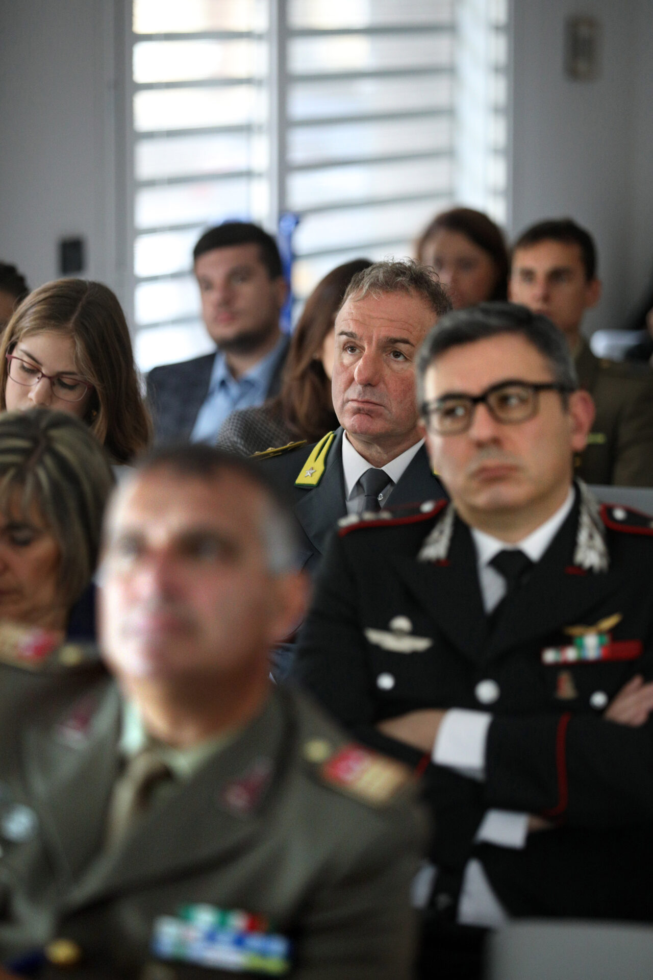 Bologna 18/10/2019. Aula Formazione OPI Bologna. Seminario LO STRESS E IL FENOMENO DEI SUICIDI NELLE FORZE ARMATE E DI POLIZIA, IL RUOLO DELL’INFERMIERE. Foto Paolo Righi