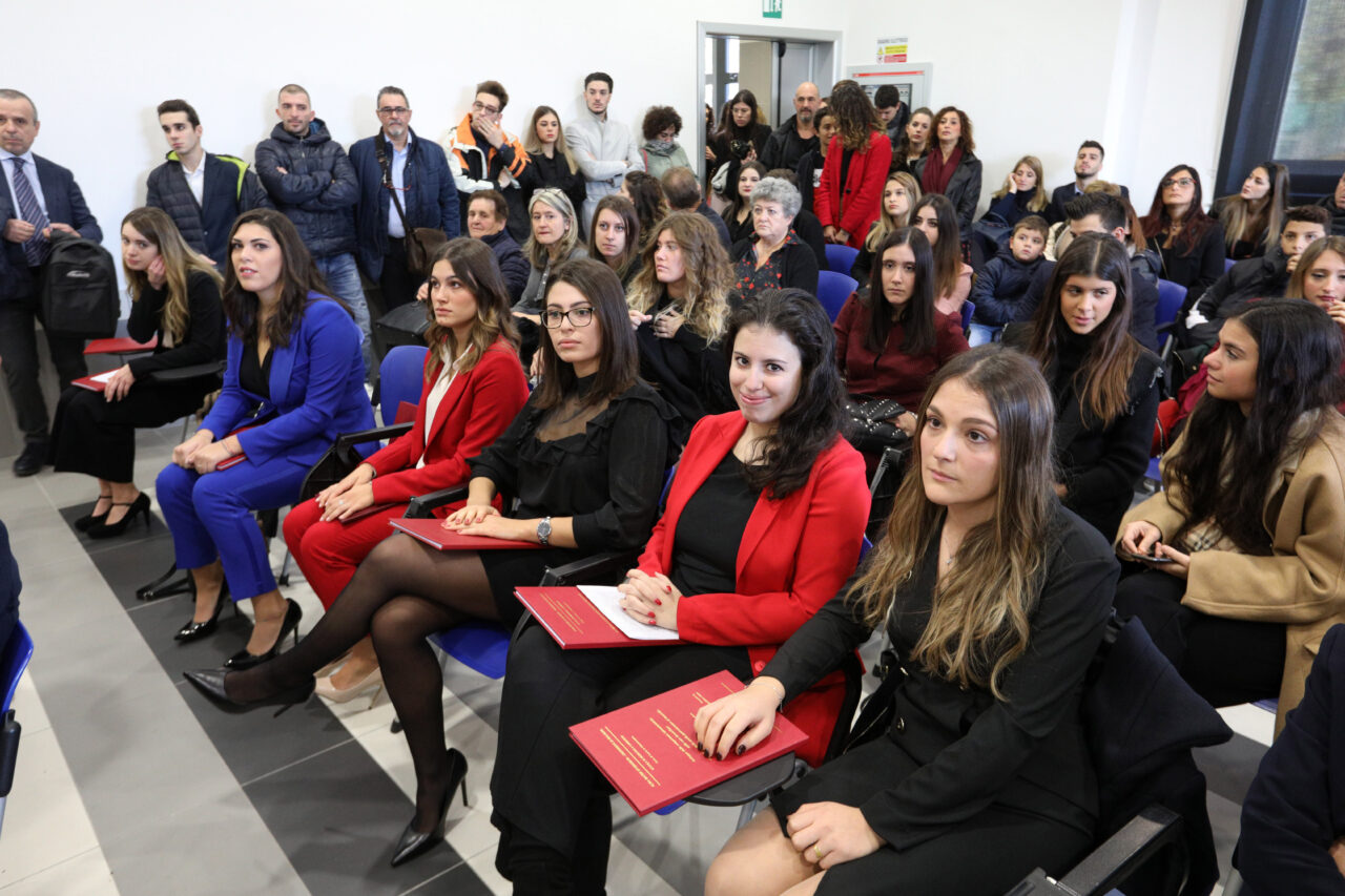 Bologna, 18/11/2019. Alma Mater Studiorum, Università di Bologna. Aule Navile. Scuola di Medicina e Chirurgia. Sessione di laurea del Corso di Laurea in Infermieristica. Foto Paolo Righi