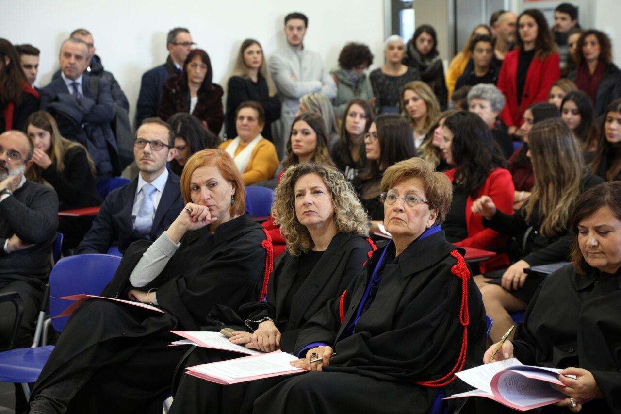 Bologna, 18/11/2019. Alma Mater Studiorum, Università di Bologna. Aule Navile. Scuola di Medicina e Chirurgia. Sessione di laurea del Corso di Laurea in Infermieristica. Foto Paolo Righi