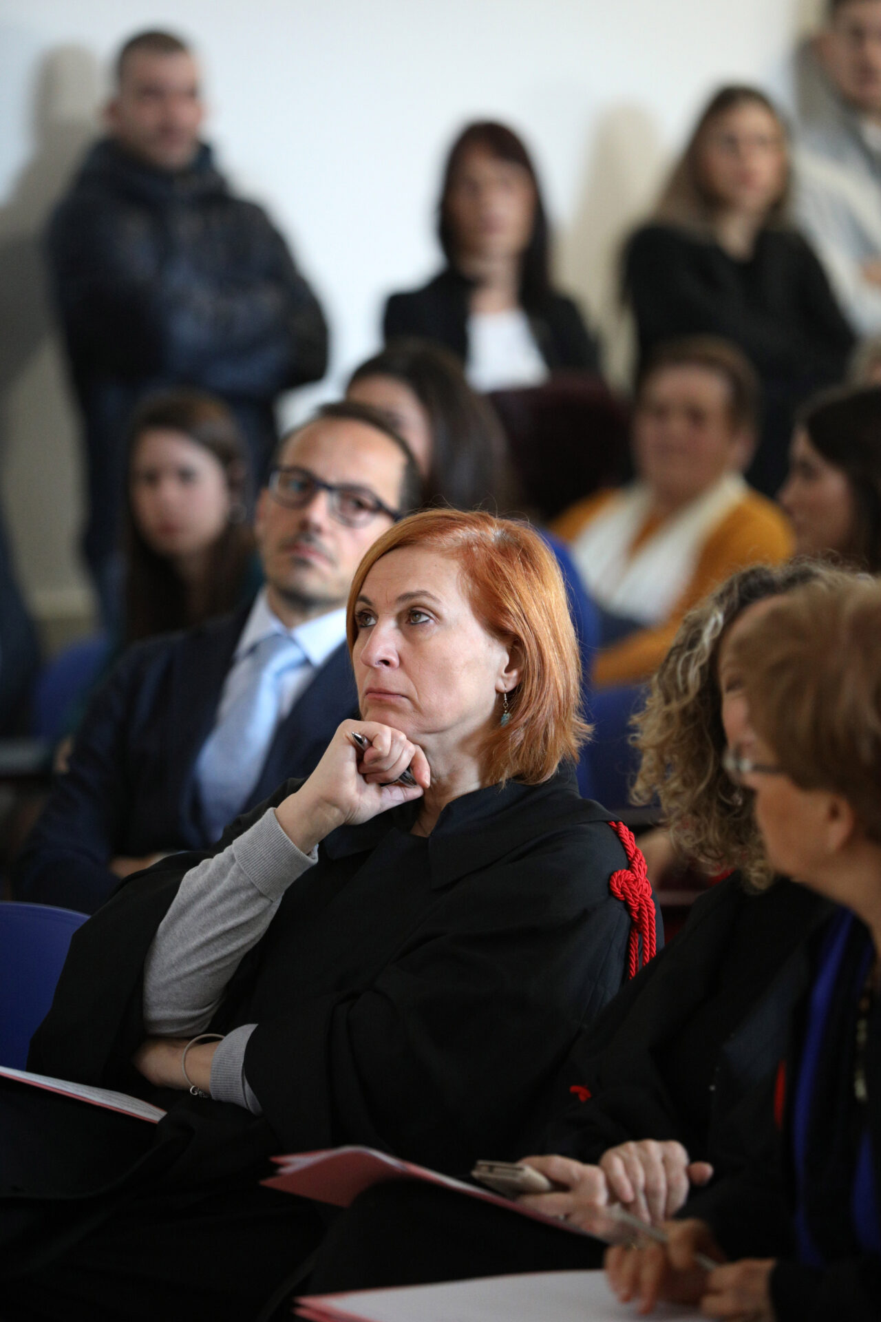 Bologna, 18/11/2019. Alma Mater Studiorum, Università di Bologna. Aule Navile. Scuola di Medicina e Chirurgia. Sessione di laurea del Corso di Laurea in Infermieristica. Foto Paolo Righi