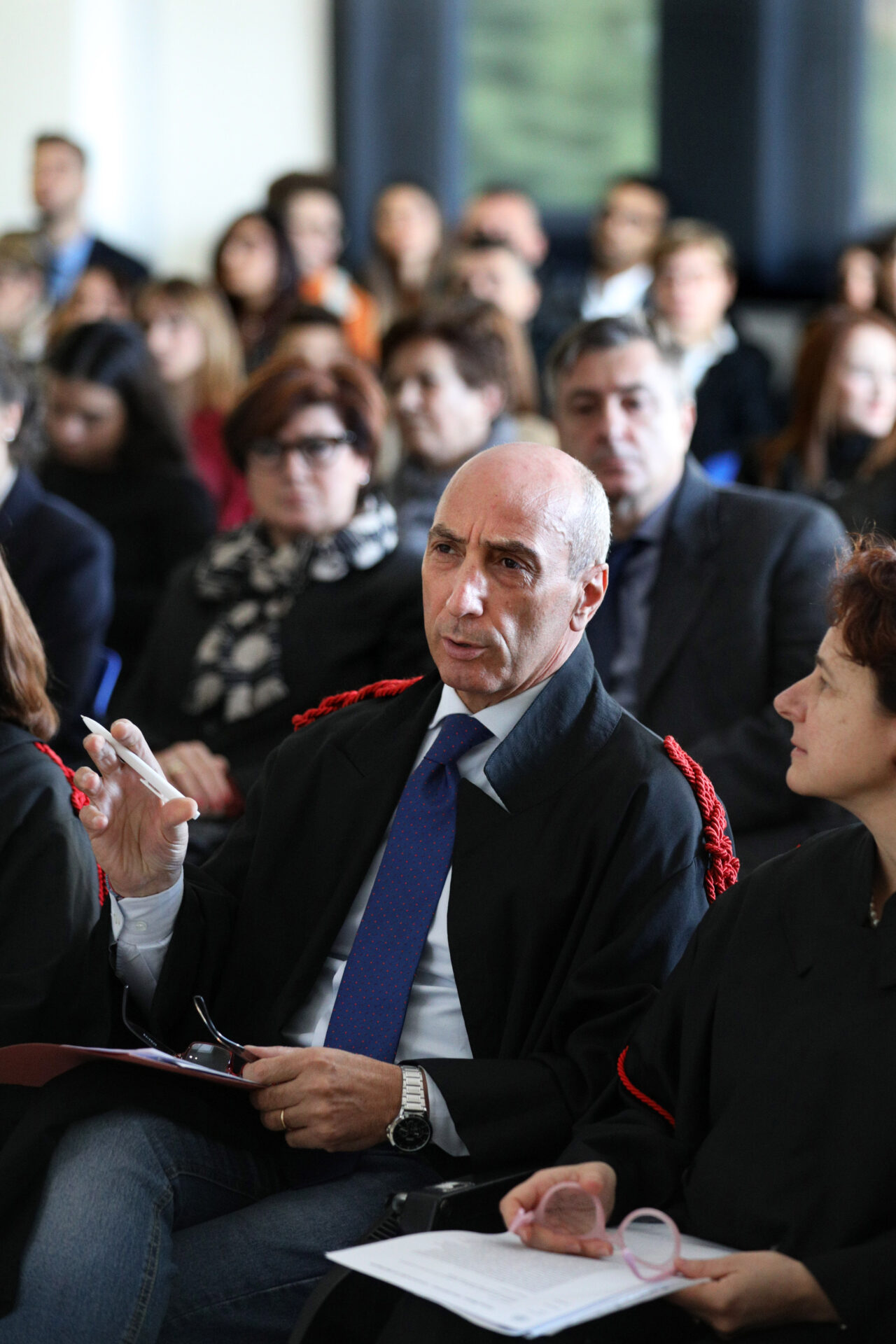 Bologna, 18/11/2019. Alma Mater Studiorum, Università di Bologna. Aule Navile. Scuola di Medicina e Chirurgia. Sessione di laurea del Corso di Laurea in Infermieristica. Foto Paolo Righi