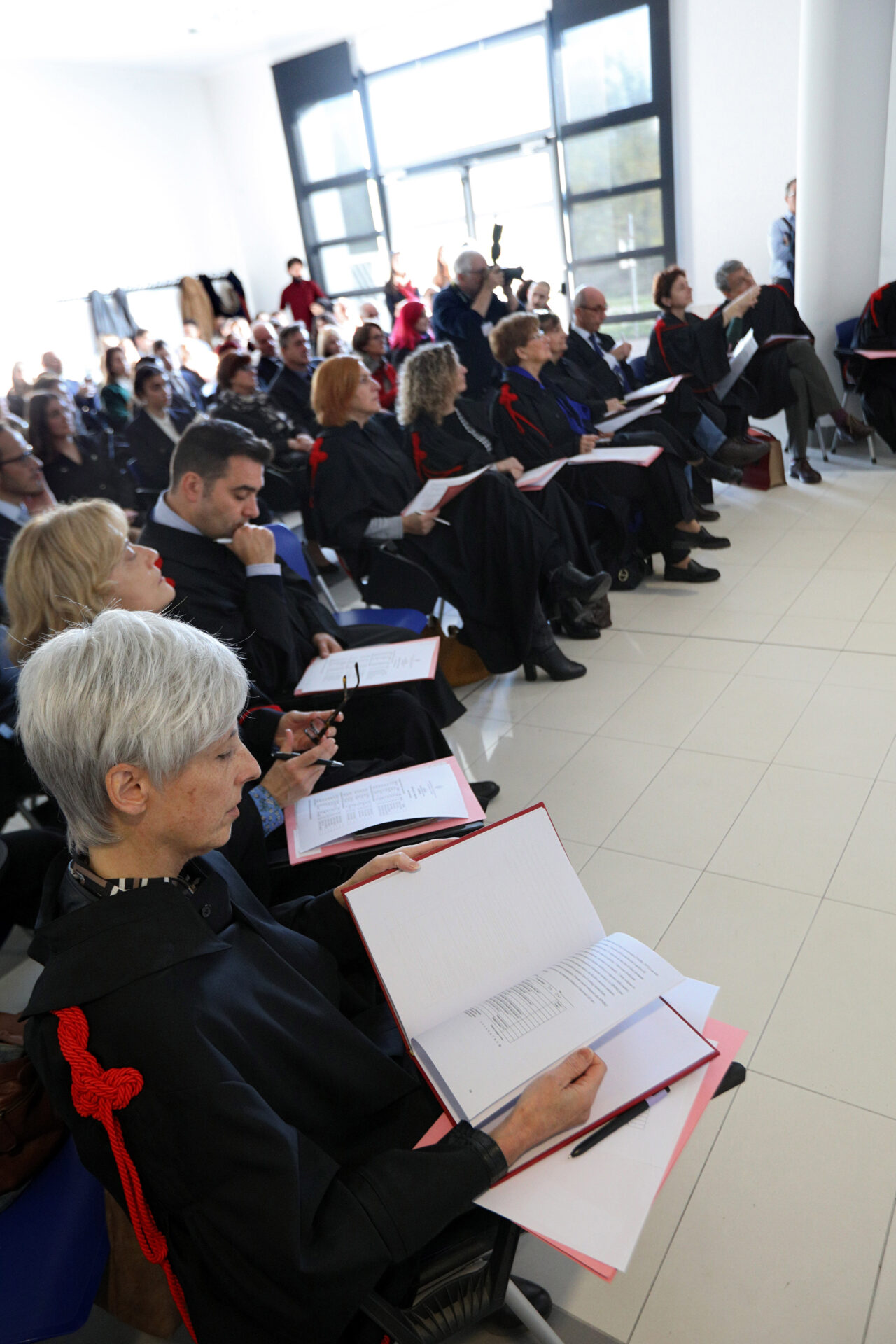 Bologna, 18/11/2019. Alma Mater Studiorum, Università di Bologna. Aule Navile. Scuola di Medicina e Chirurgia. Sessione di laurea del Corso di Laurea in Infermieristica. Foto Paolo Righi