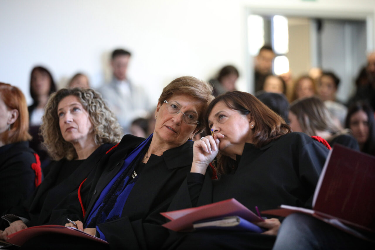 Bologna, 18/11/2019. Alma Mater Studiorum, Università di Bologna. Aule Navile. Scuola di Medicina e Chirurgia. Sessione di laurea del Corso di Laurea in Infermieristica. Foto Paolo Righi