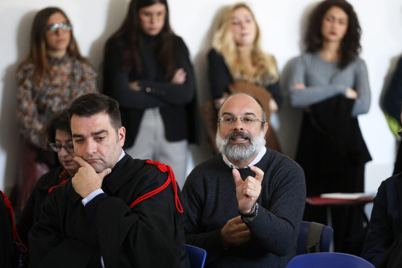 Bologna, 18/11/2019. Alma Mater Studiorum, Università di Bologna. Aule Navile. Scuola di Medicina e Chirurgia. Sessione di laurea del Corso di Laurea in Infermieristica. Foto Paolo Righi