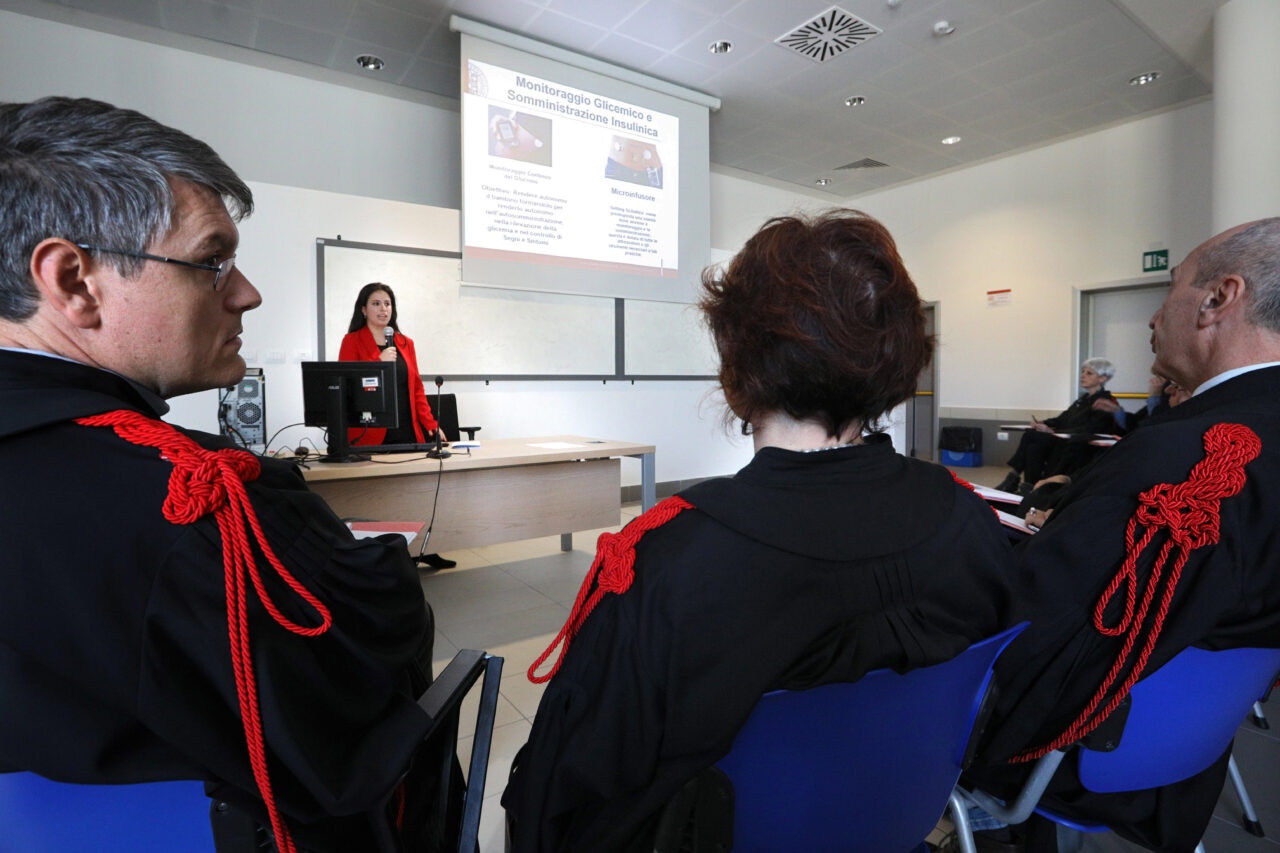 Bologna, 18/11/2019. Alma Mater Studiorum, Università di Bologna. Aule Navile. Scuola di Medicina e Chirurgia. Sessione di laurea del Corso di Laurea in Infermieristica. Foto Paolo Righi