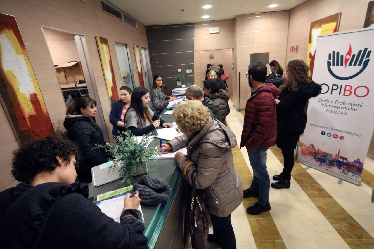 Bologna, 12/11/2019. Aemilia Hotel. Convegno “Infermiere di famiglia: dove il bisogno nasce, se ne prende cura” organizzato dal Coordinamento regionale degli OPI dell’Emilia-Romagna per il 12 novembre 2019. Foto Paolo Righi