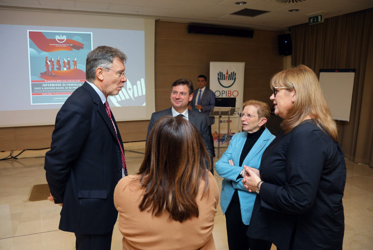 Bologna, 12/11/2019. Aemilia Hotel. Convegno “Infermiere di famiglia: dove il bisogno nasce, se ne prende cura” organizzato dal Coordinamento regionale degli OPI dell’Emilia-Romagna per il 12 novembre 2019. Susan Kent. Foto Paolo Righi