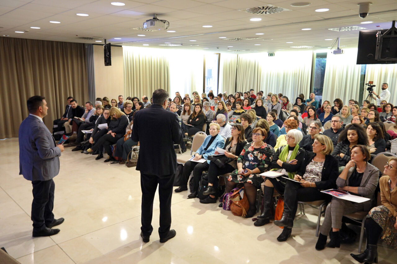 Bologna, 12/11/2019. Aemilia Hotel. Convegno “Infermiere di famiglia: dove il bisogno nasce, se ne prende cura” organizzato dal Coordinamento regionale degli OPI dell’Emilia-Romagna per il 12 novembre 2019. Foto Paolo Righi