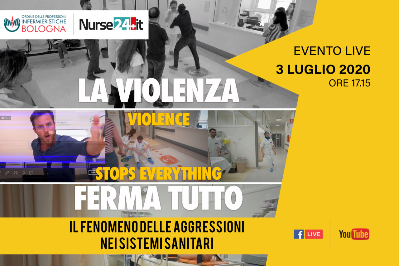 La violenza ferma tutto: evento LIVE 3 luglio 2020