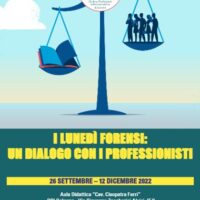 “I LUNEDÌ FORENSI: UN DIALOGO CON I PROFESSIONISTI”