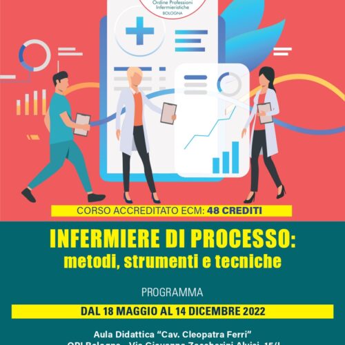 “Infermiere di processo: metodi, strumenti e tecniche” – Dal 18 Maggio 2022 al 14 Dicembre 2022