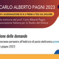 Premio Carlo Alberto Pagni 2023: Bando di concorso per l’assegnazione tesi sul dolore