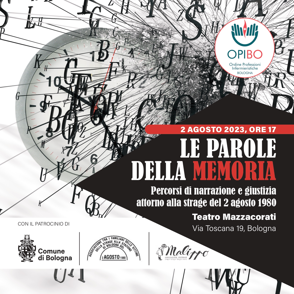 LE PAROLE DELLA MEMORIA – PERCORSI DI NARRAZIONE E GIUSTIZIA ATTORNO ALLA STRAGE DEL 2 AGOSTO 1980