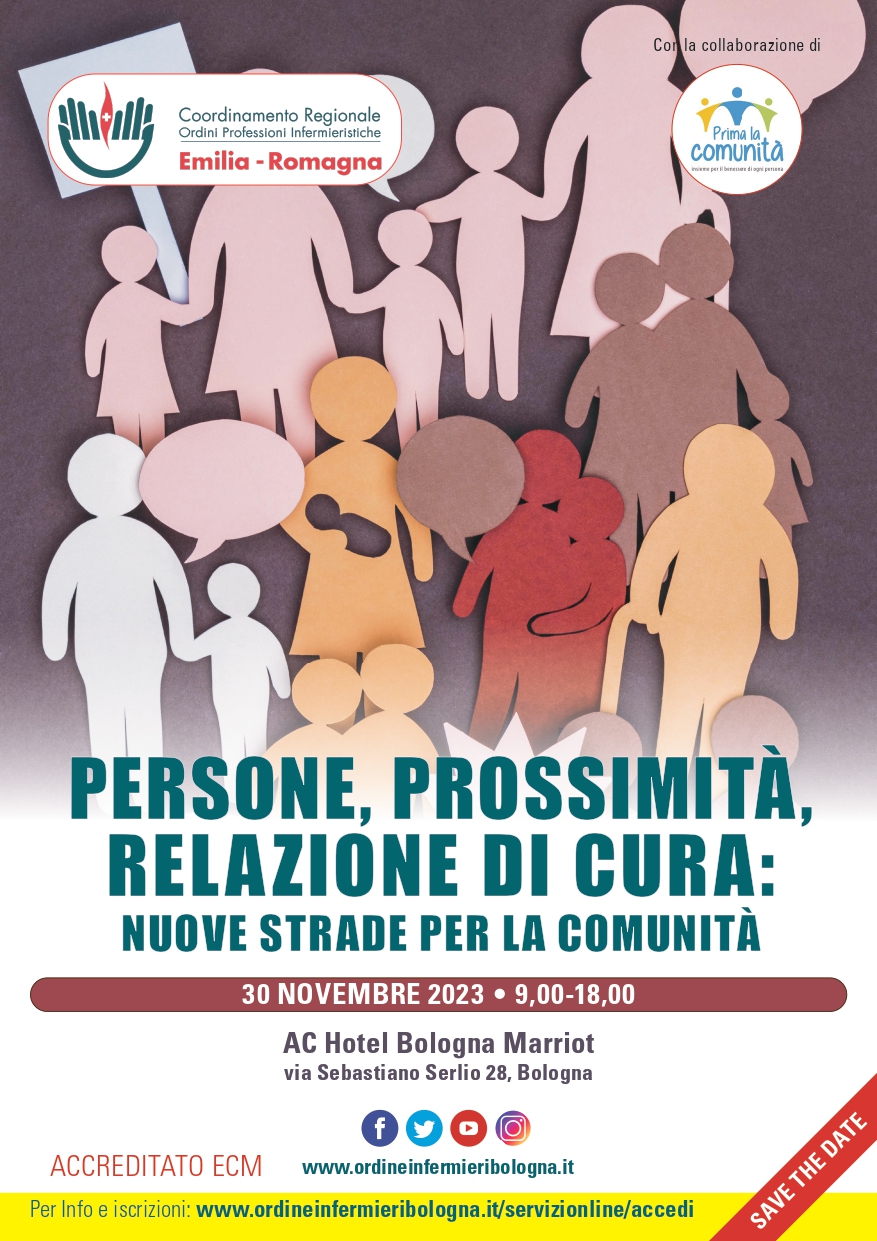 PERSONE – PROSSIMITÀ – RELAZIONE DI CURA: NUOVE STRADE PER LA COMUNITÀ