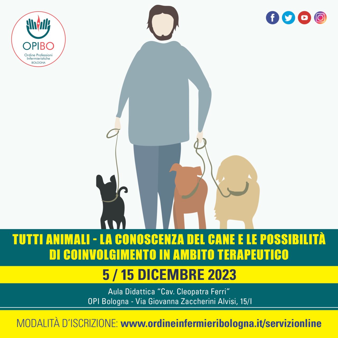 “Tutti animali – la conoscenza del cane e le possibilità di coinvolgimento in ambito terapeutico”