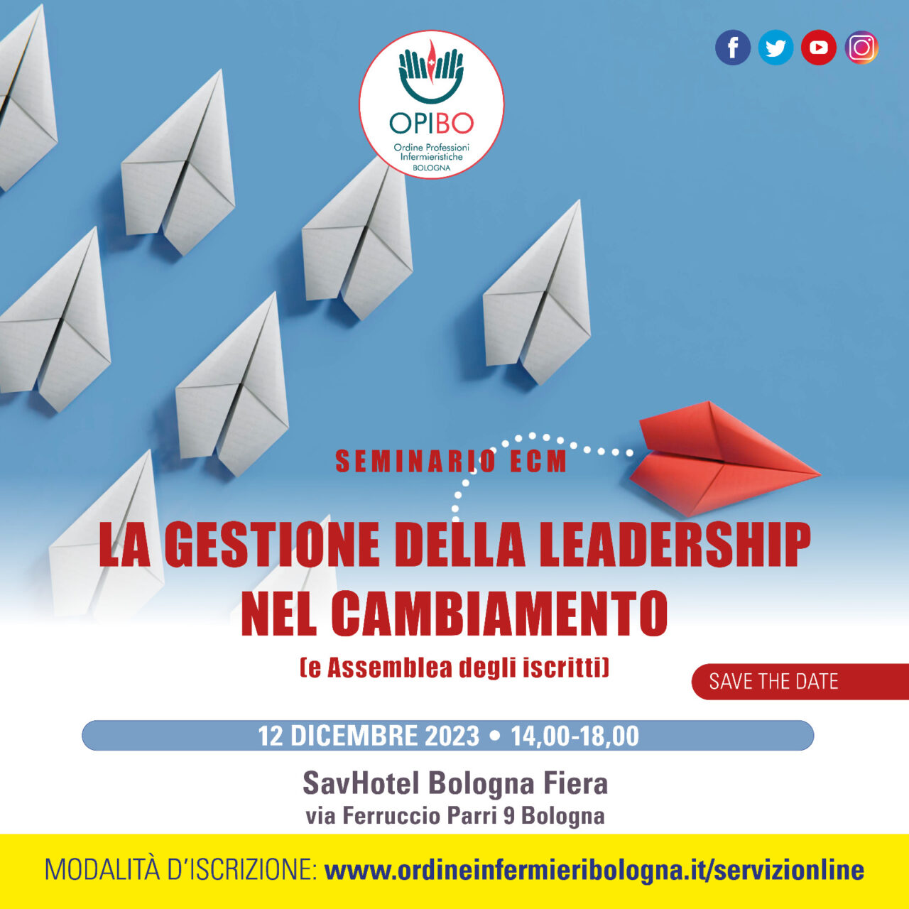 SAVE THE DATE – 12 dicembre: Assemblea annuale e Seminario ECM sulla Leadership