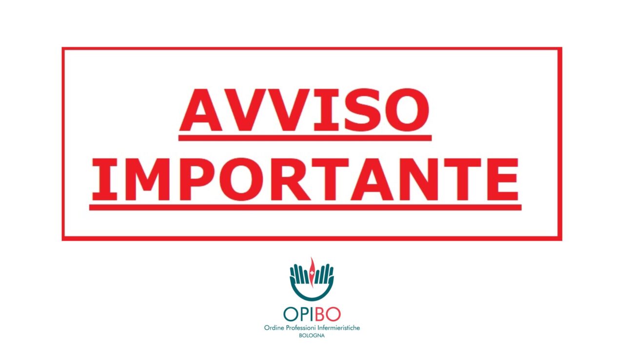 COMUNICAZIONE DI SERVIZIO – Guasto telefonico OPI Bologna – Numero provvisorio di contatto