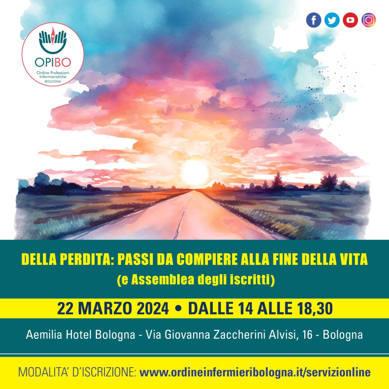 Assemblea di bilancio consuntivo 2023 e seminario “Della perdita: passi da compiere alla fine della vita”