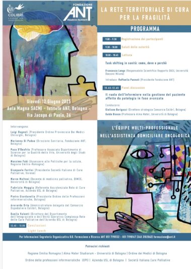 “La rete territoriale di cura per la fragilità”: OPI Bologna al convegno di Fondazione ANT