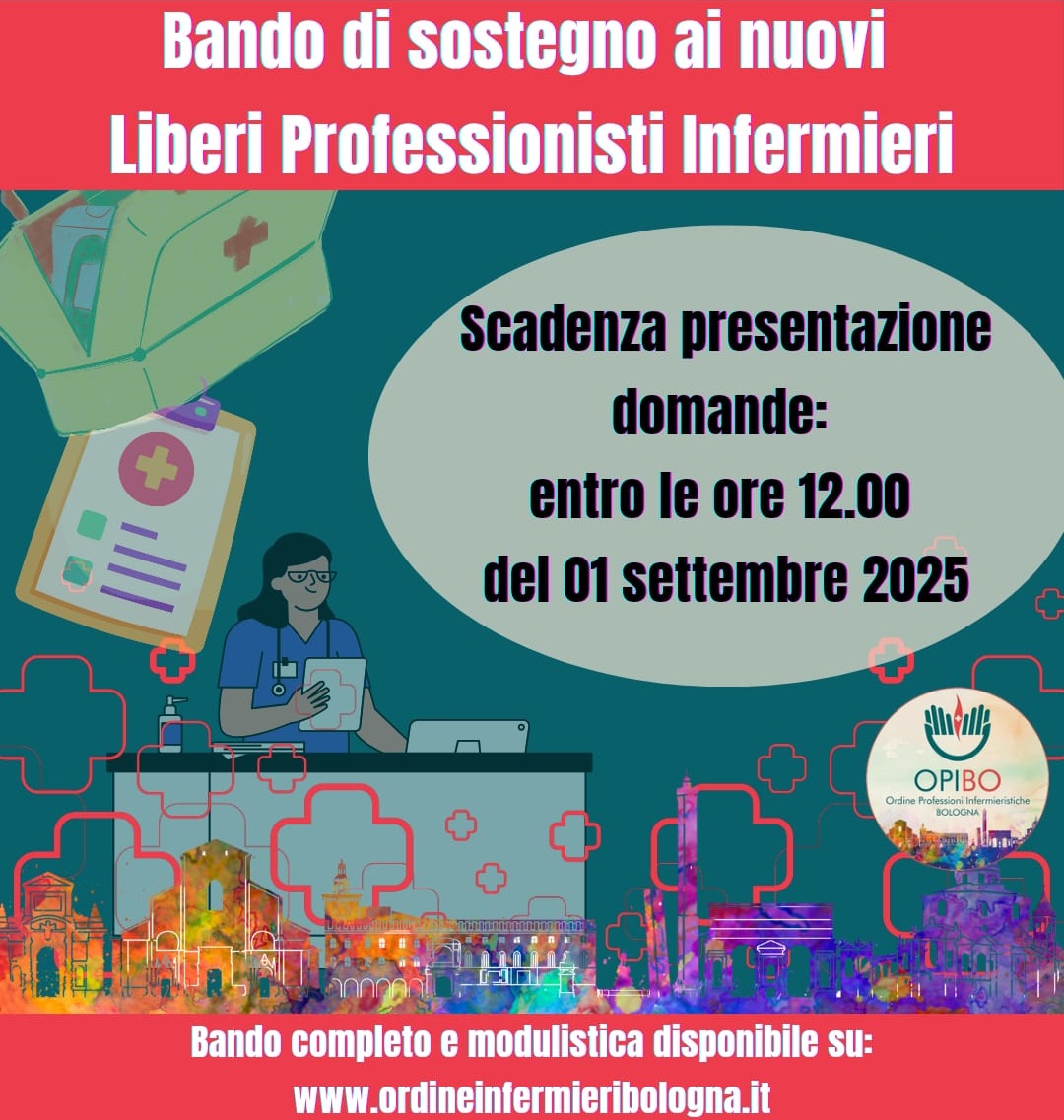 Bando di sostegno ai nuovi liberi professionisti infermieri iscritti a OPI Bologna – Prima Edizione