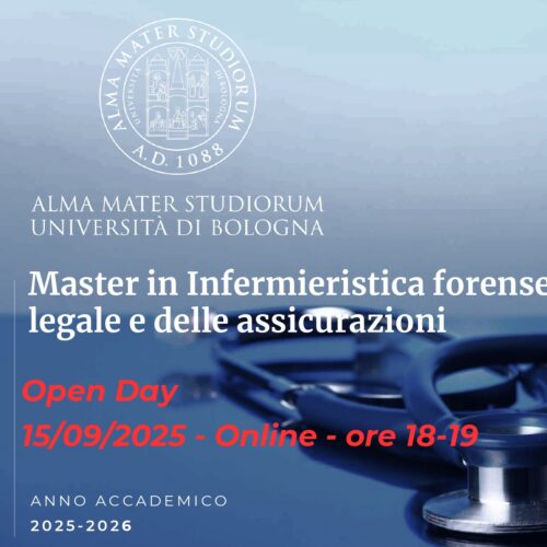 Master in Infermieristica Legale, Forense e delle Assicurazioni: OPEN DAY ONLINE il 15 settembre