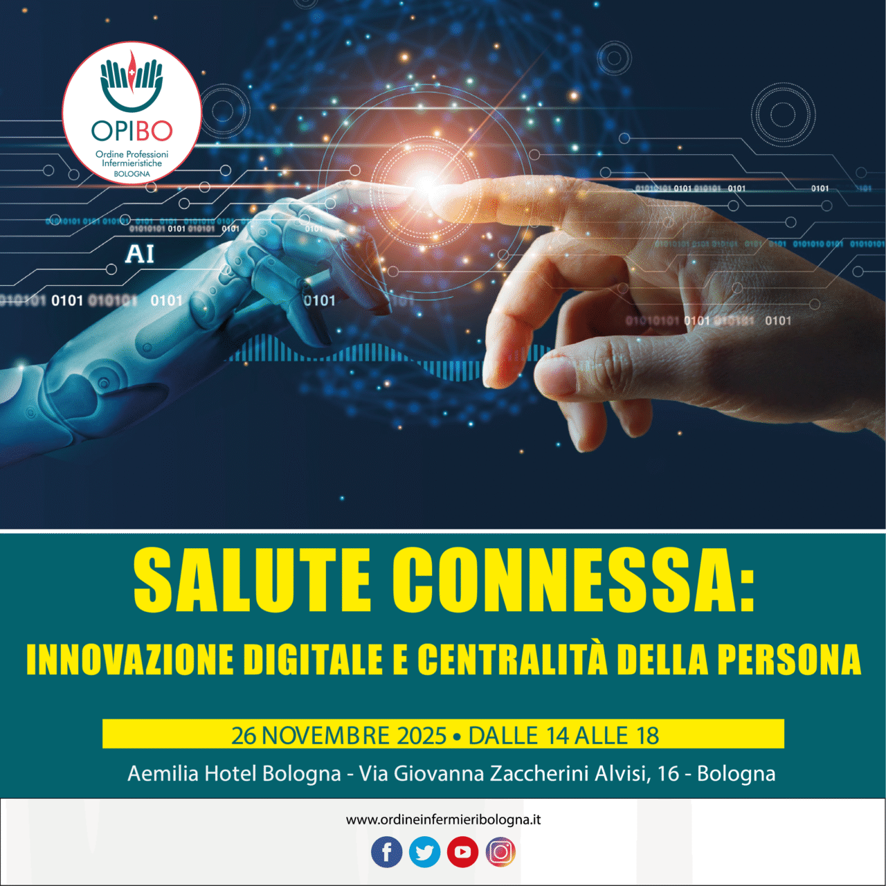 ASSEMBLEA DEGLI ISCRITTI E EVENTO “SALUTE CONNESSA: INNOVAZIONE DIGITALE E CENTRALITÀ DELLA PERSONA”