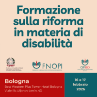 Formazione sulla riforma in materia di disabilità