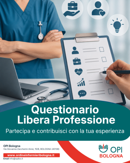 Libera professione infermieristica: al via l'indagine conoscitiva del Gruppo di lavoro di OPI BOLOGNA